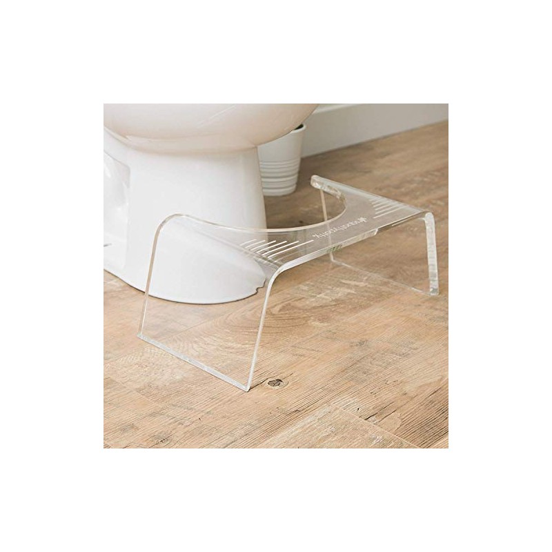 Squatty Potty Ghost Acrylic Toilet Stool, 7"