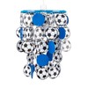 MiniSun - Boys Blue City Football Bedroom/Nursery Ceiling Pendant Light