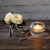 Richland Bubble Ball Vase with Rim 4" Set of 24