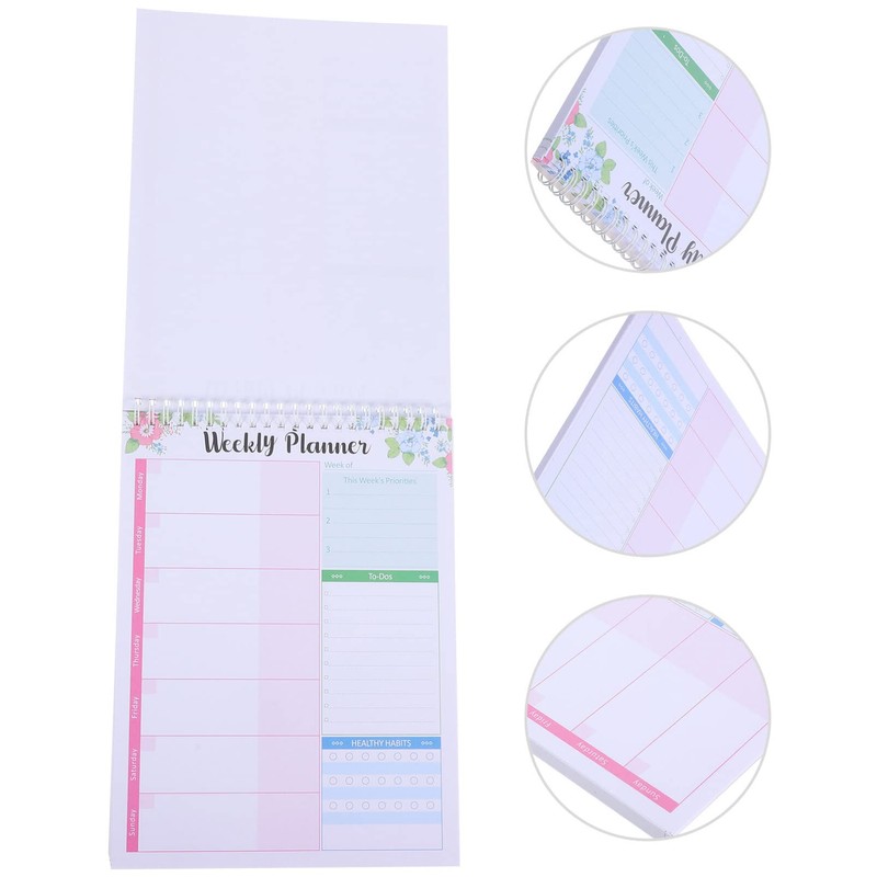 weekly planner hourly schedules daily schedule notepad time management organizers