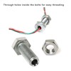 PZRT 2pcs Cylindrical Hollow External Hexagon Screw 304 Stainless Steel