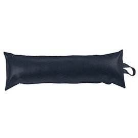 Classic Home Store Soft PVC Leather Look Draught Excluder Narrow Boat Caravan Draft Stopper 2ft 6" (Navy)