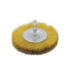 Takagi PRO ZONE Hex Shaft Wheel Wire Brush, Brass Wire,
