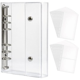 Seal Notebook Transparent A6 Refills x 20 Sheets [1 Pocket x 10 Sheets x 2 Pockets x 10] / Body: 7.8 x 5.1 x 1.2 inches (197 x 130 x 30 mm) / Refill: Height 6.5 x Width 4.3 inches (166 x 108 mm
