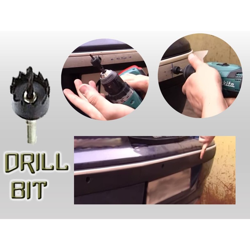 ZONETECH Parking Sensors LED Display Car Reverse Backup Radar System