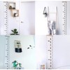 VUCDXOP Baby Height Chart Portable Rollable Canvas and Wood Height