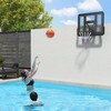 Soozier Wall Mounted Basketball Hoop, Reinforced Shatter Resistant 43" Backboard