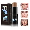 MIESCHER Face Highlight Stick, Cream Texture 2-in-1 Highlighter & Blush,