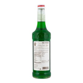 Monin - Granny Smith Apple Syrup, Tart and Sweet, Great for Cocktails and Lemonades, Gluten-Free, Non-GMO (750 ml)