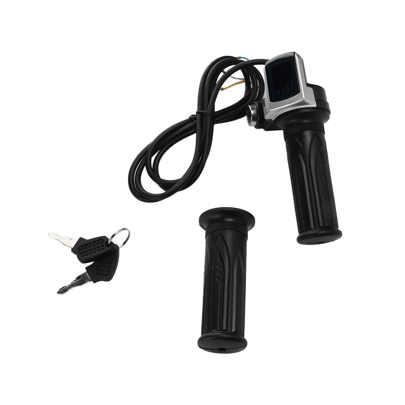 24V HalfTwist Throttle Grip LED Power Indicator with 2 Keys
