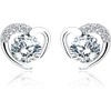 Stud Earrings 925 Silver Small Earrings for Women Sterling Silver