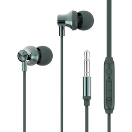 Fonus Wired Earphones Hi-Fi Sound Headphones Compatible with AT&T Vista/Calypso 2, Handsfree Mic Headset Metal Earbuds in-Ear Earpieces Microphone