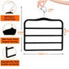 Closet Organizers and Storage,2 Pack Pants Hangers Space Saving,Velvet Hangers,