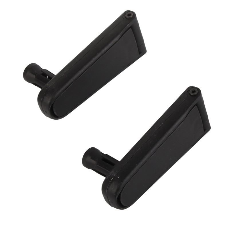 1 Pair Bike Rearview Mirror Plastic Handle Foldable 360 Degree