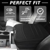 Muslogy Center Console Armrest Cover Compatible with Dodge Ram1500/2500/3500 2013-2018