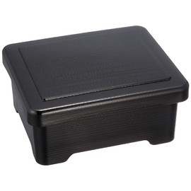 Wakaizumi Lacquerware 1-571-4 Unagi Heavy Eel, New Wood Grain, Vermilion Lacquer, Dishwasher Safe, 1 Tier, 1 Tier