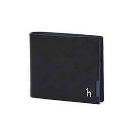 Hazzys (대구신세계)COLOR POINT 네이비 배색포인트 소가죽 슬림 반지갑 HJWA5F381N3 (Daegu Shinsegae) COLOR POINT Navy Color-Blocked Slim Leather Wallet HJWA5F381N3