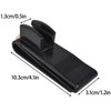 Lunarthos Golf Club Bag Clip - Black Plastic Putter Holder,