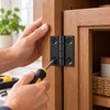 Heavy-Duty Zinc Alloy Butt Hinge for Doors and Cabinets, 60