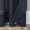 No. 918 Navy Blue Sheer Voile Curtain 59 W x