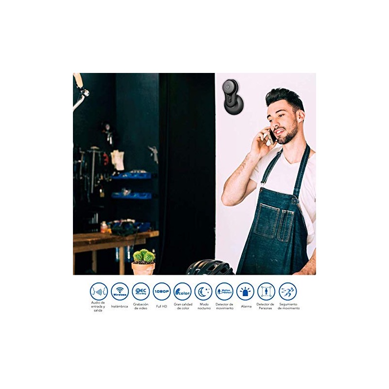 Zeta Camara De Seguridad con Foto Y Video Full HD