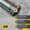 Galvanized Garage Door Torsion Spring .225 x 2 x 25
