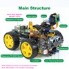 LAFVIN 4WD Smart Car Kit for Raspberry Pi 5/4B/3B+/3B/2B/1B+ with