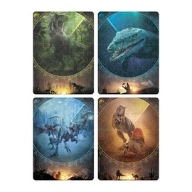 Novelty Corp - Rompecabezas Jurassic World Infantil 4 en 1