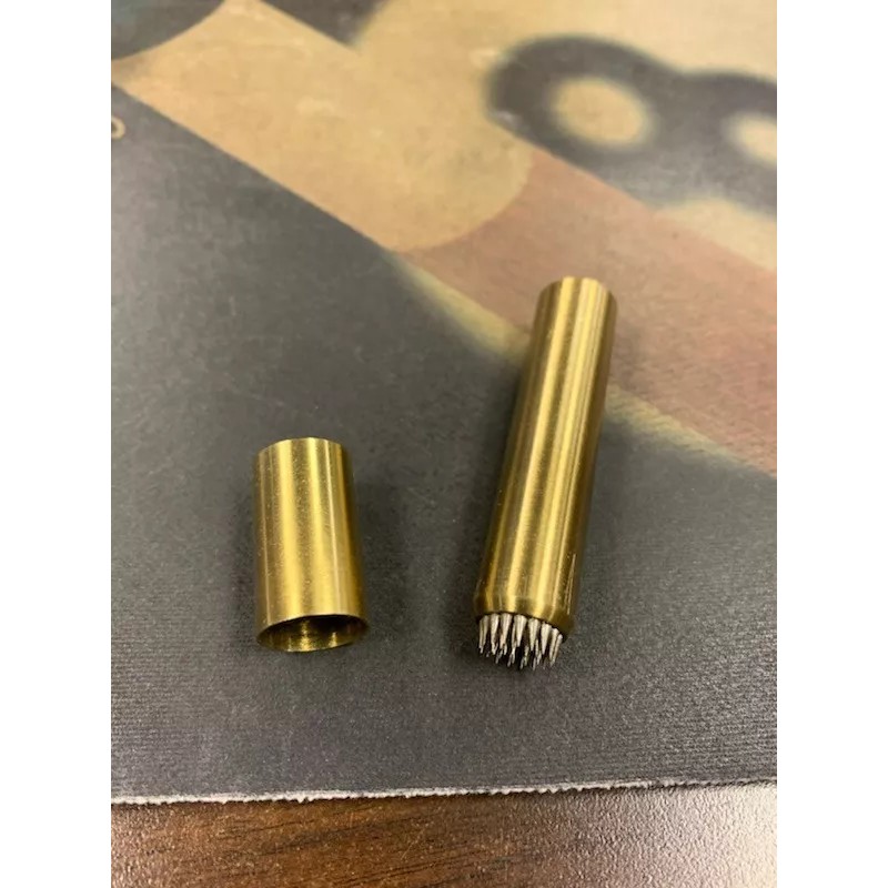 Tip Pik SOLID BRASS Tip Pik Cue Tip Tool, holds