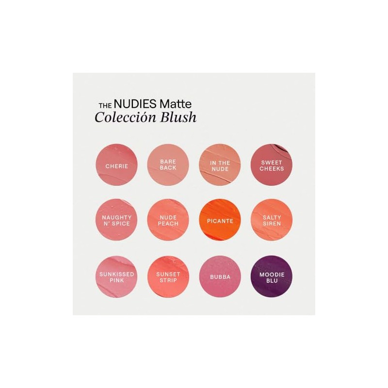NUDESTIX Nudies Blush Stick – 3-in-1 Cream Blush for Cheeks,