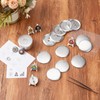 Liliaafar 60 Sets 58mm Button Supplies and 60 Sets Fridge