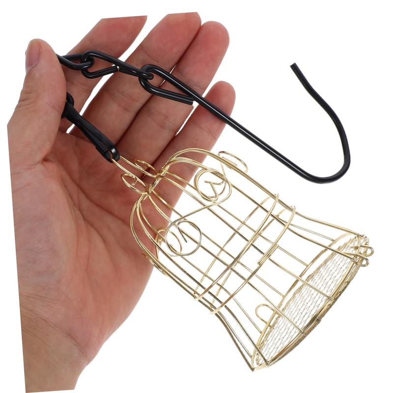VILLFUL 2pcs Hanging Bird Feeder Kit Durable Metal Bird Feeding