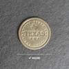 Texas Leather Coasters, Full Grain Leather, 4" Round, 1 pc