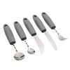 5pcs Bendable Adaptive Utensils Weighted Easy Grip Stainless Steel Special