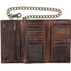F&L CLASSIC F&L CLASSIC RFID Blocking Mens Tri-fold Long Style