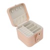 Travel Jewelry Box Organizer Small Portable Storage Case 2 Layer