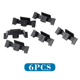 Xiciki 6 Piece Set of Car Front Headlight Trim Clips for Mini Cooper R55, R56, R60, F55, and F56, Ideal for Auto Replacement and Trim Accessory Needs