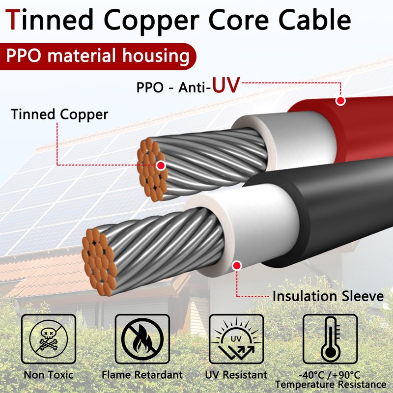 IFYKIM Solar Parallel Connectors for 2-3-4 Solar Panels, Tool-Free MC4