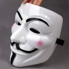 GUGELIVES Anonymous Guy Mask White