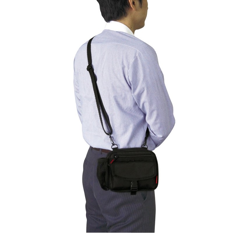 Kutsuwa Dr.ion Flap Shoulder Bag 250DRBK