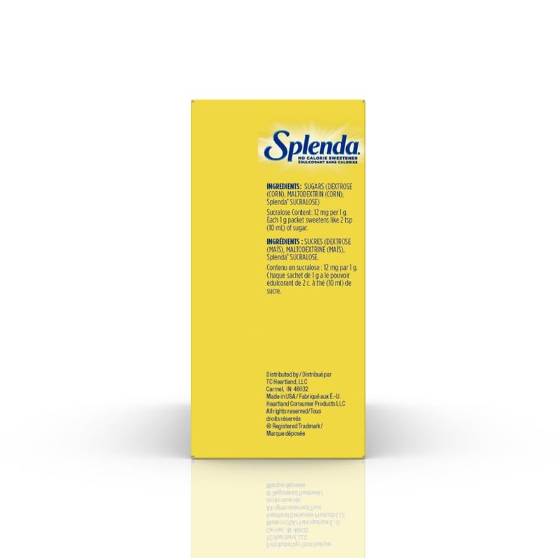 SPLENDA No Calorie Sweetener, 100 Count Packets