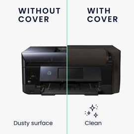 kwmobile Carcasa Compatible con Epson Expression Premium XP-830 - Funda Antipolvo de Impresora - Forro Protector Gris Oscuro
