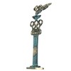 Antique Flame Olympics Solid Bronze Handmade Statue 17cm