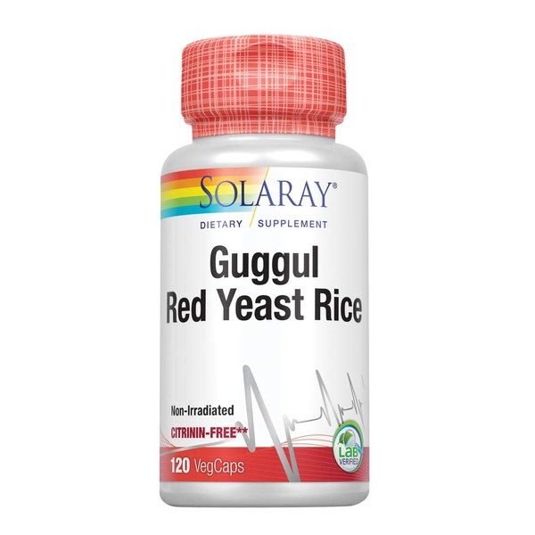 Solaray - Guggul & Red Yeast Rice, 120 capsules
