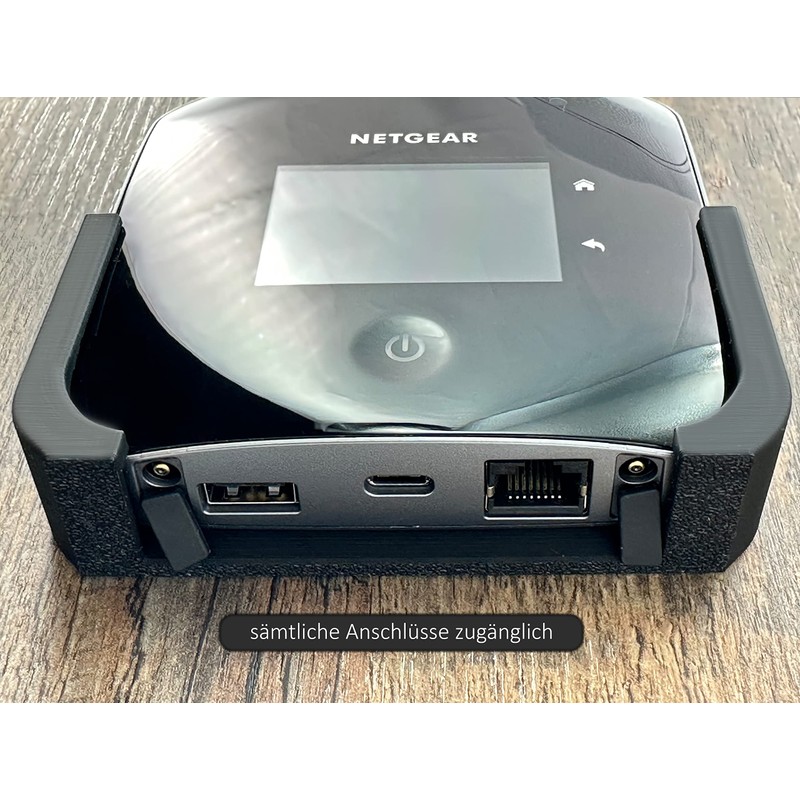 Wall Mount for Netgear WLAN Router Nighthawk M1 (MR1100) Black