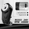 2Pack 24V RS555 40000RPM Fast Drive Motor Gearbox for Power