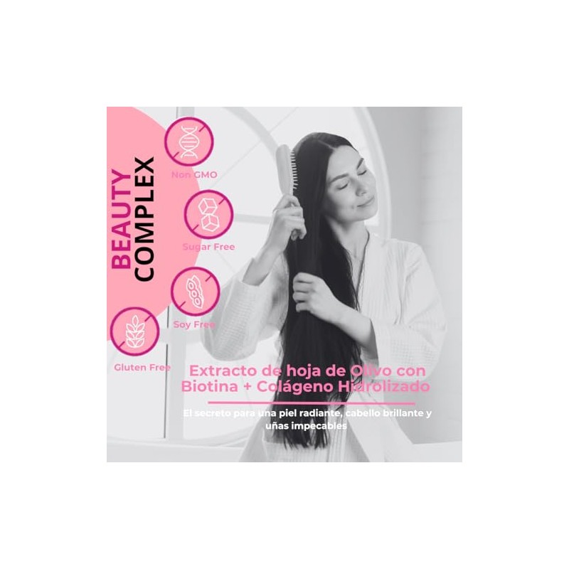 Biotina Colágeno Hidrolizado Suplemento Líquido Alta Absorción Piel Cabello Uñas