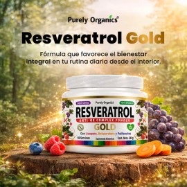 Resveratrol En Polvo Anti-ox Complex Gold  60 Servicios Sin Sabor                                                                                     