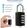 DAYGOS Combination Padlock, 4 Digit Small Lock for School Gym