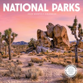 National Parks Calendar 2026 | 12" x 24" Nature Wall Calendar 12 Month | Marble City Press | Yellowstone, Great Smoky Mountains, Zion, Grand Tetons With QR Codes | 2026-2027 | Small Family Owned Business | Sustainable Plastic Free Packaging, Thick Art Pa